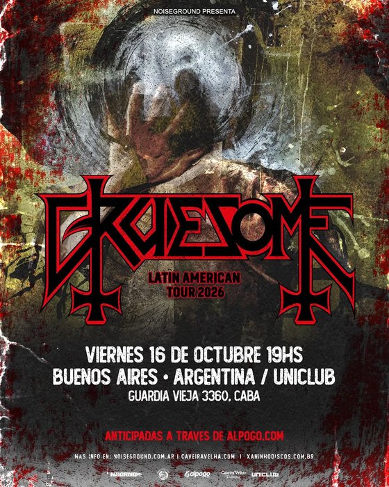 GRUESOME – UNICO SHOW EN ARGENTINA