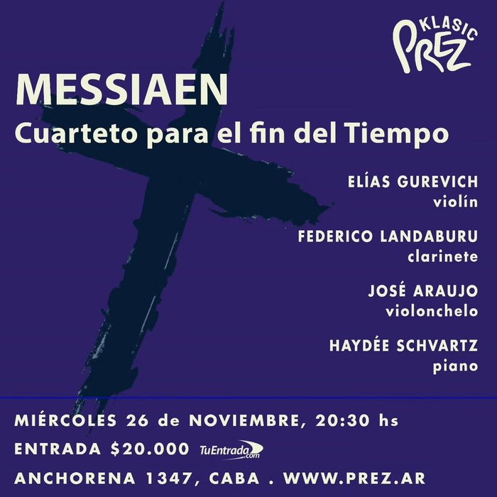 Messiaen — Cuarteto para el fin del Tiempo