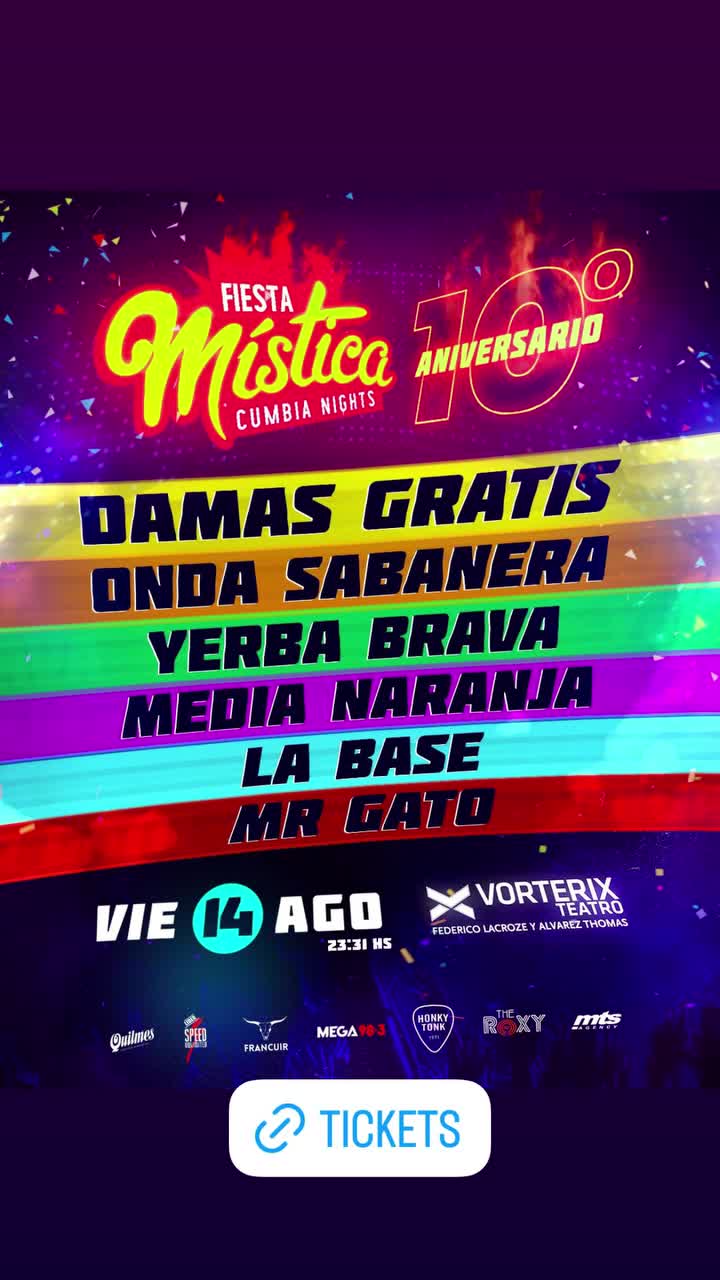 Fiesta Mística Cumbia Nights 10° Aniversario