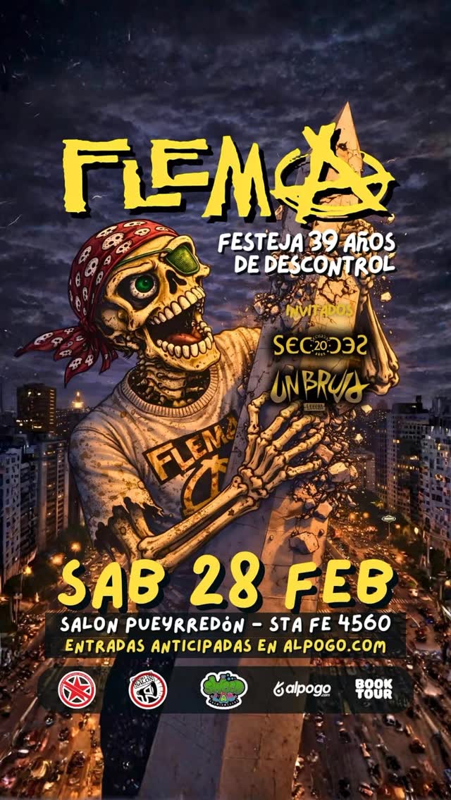 FLEMA FESTEJA 39 AÑOS DE DESCONTROL