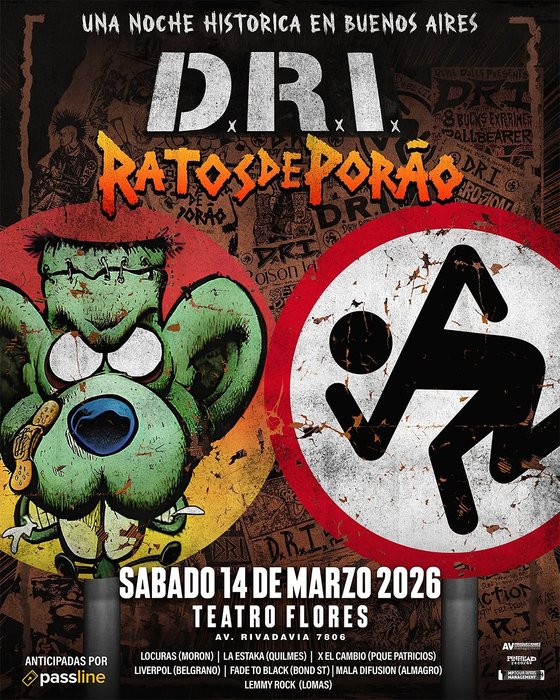D.R.I. y RATOS DE PORAO