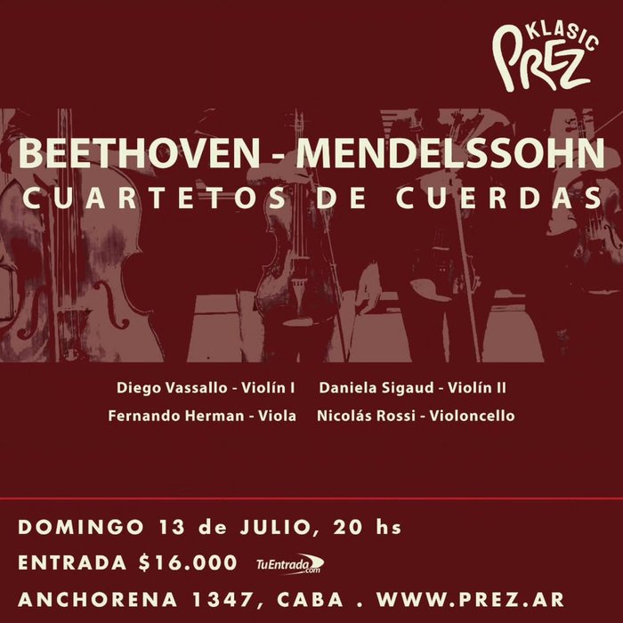 PREZ KLASSIC: Beethoven, Mendelssohn