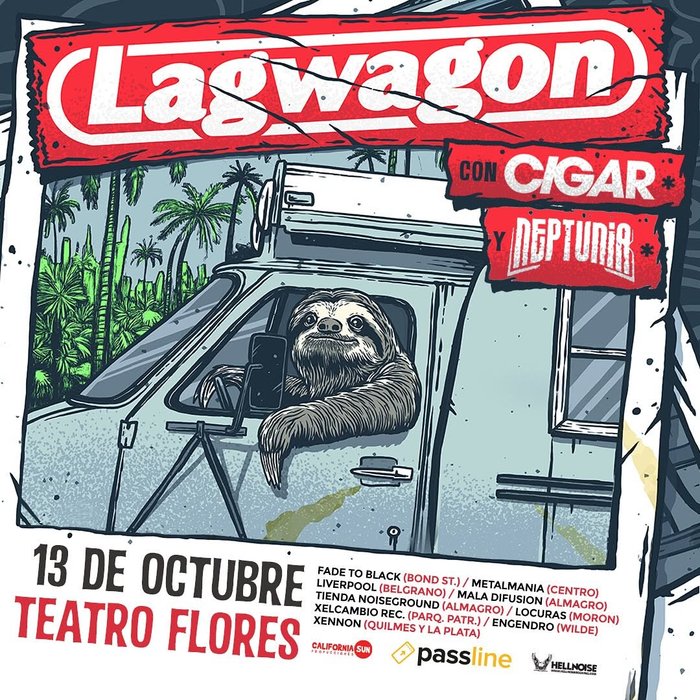 La Wagon con Cigar y Neptunia