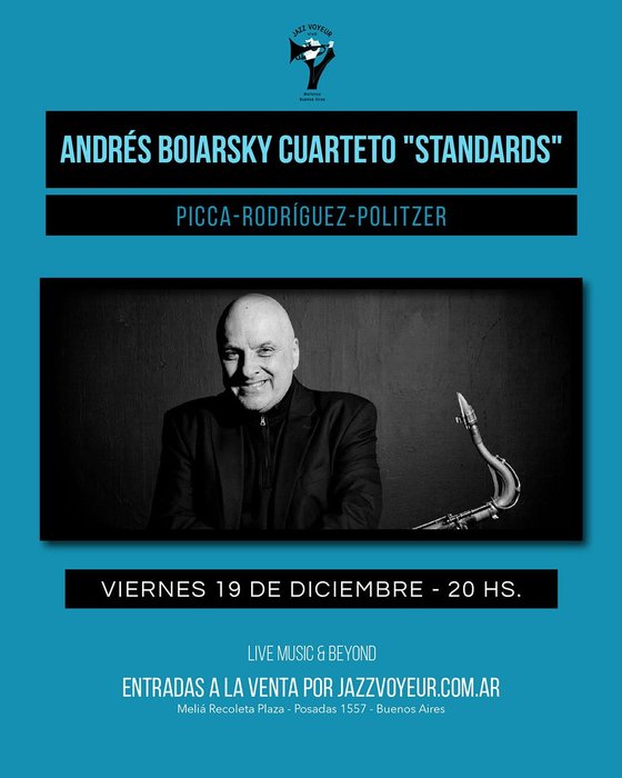 ANDRÉS BOIARSKY CUARTETO 'STANDARDS'