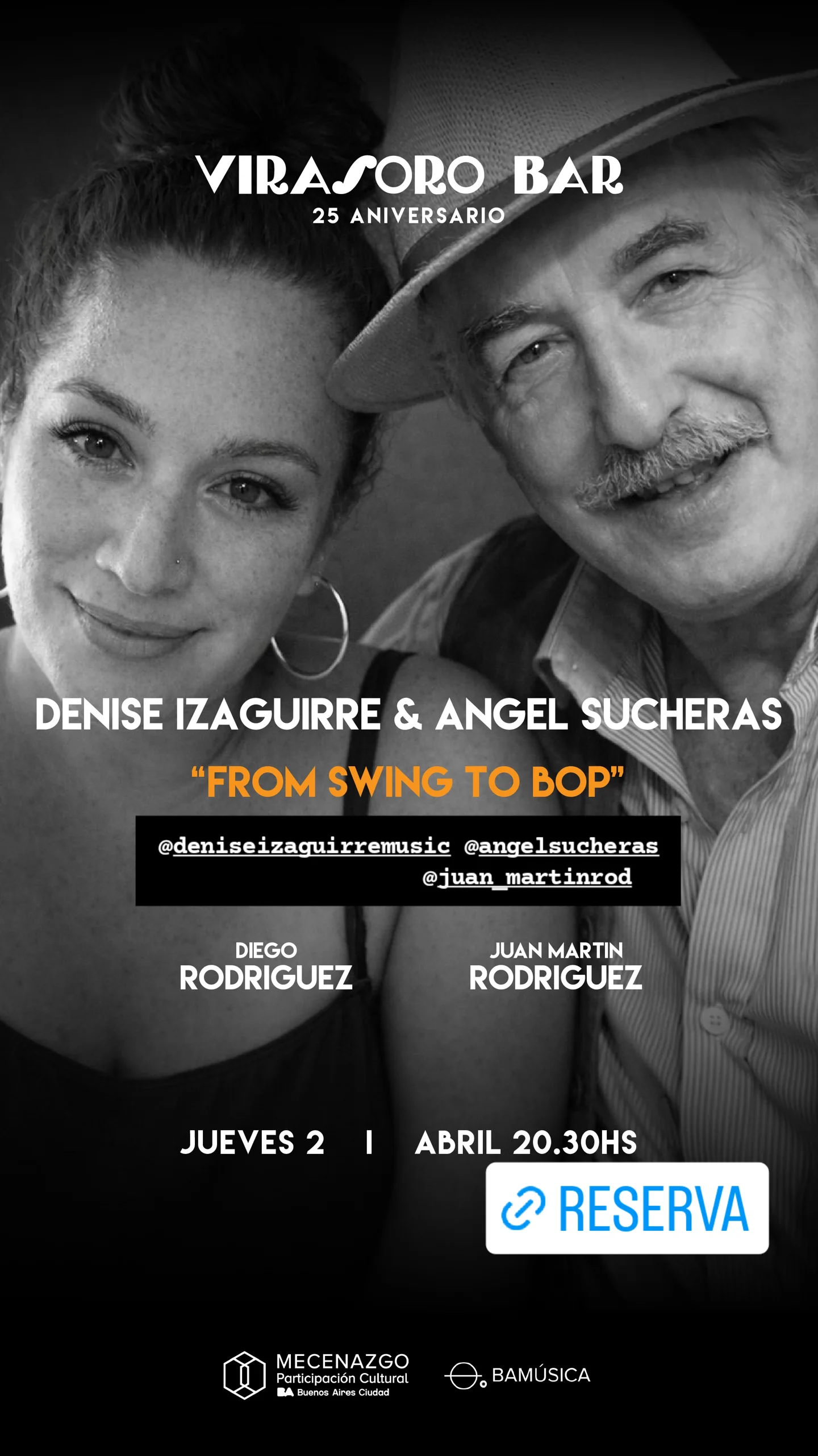 DENISE IZAGUIRRE & ANGEL SUCHERAS - FROM SWING TO BOP