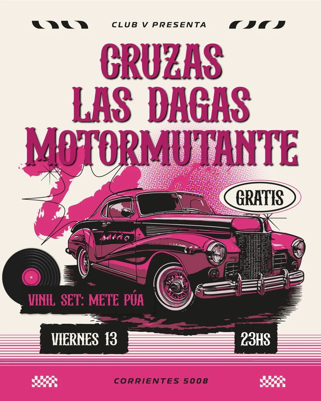 CRUZAS, LAS DAGAS, MOTORMUTANTE