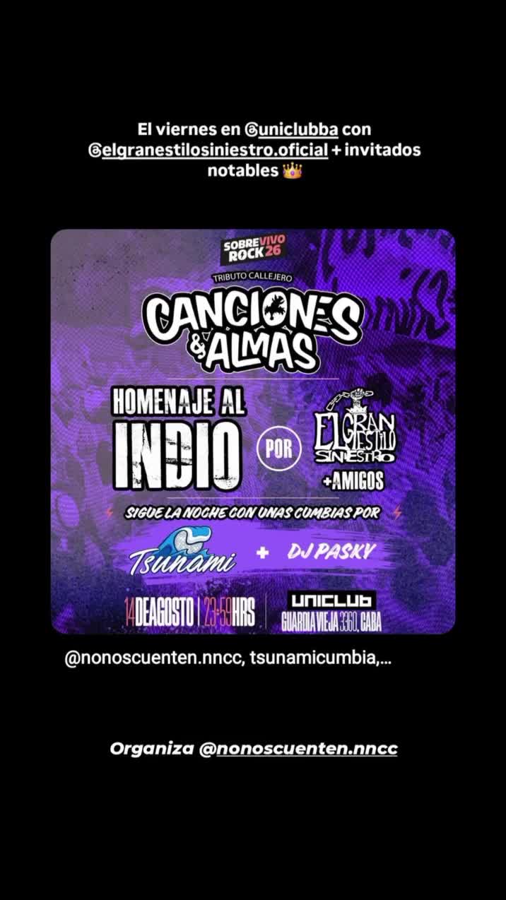 Canciones & Almas Homenaje al Indio