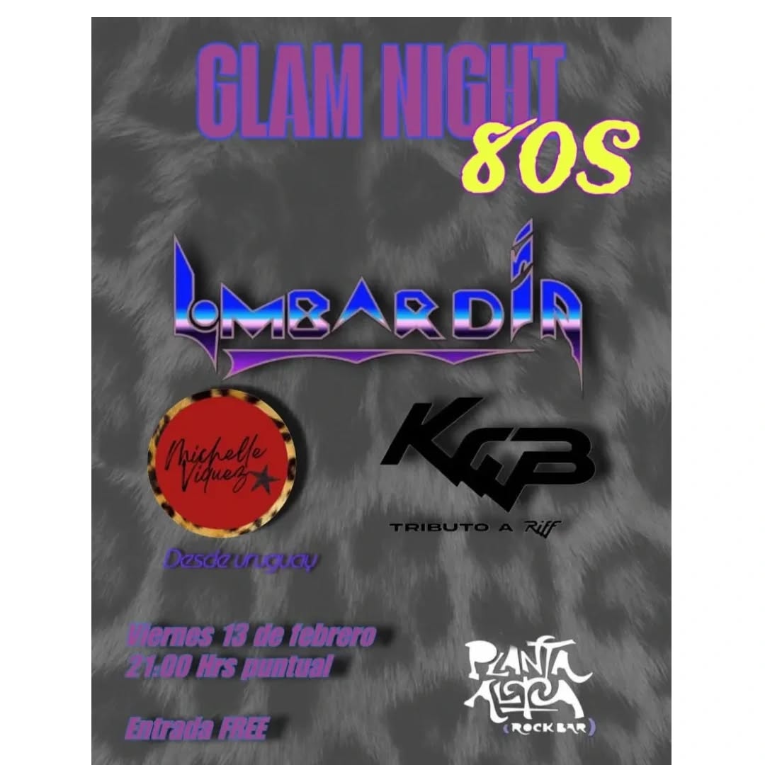 Glam Night 80s