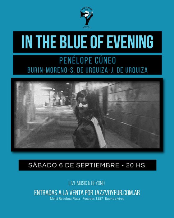 IN THE BLUE OF EVENING