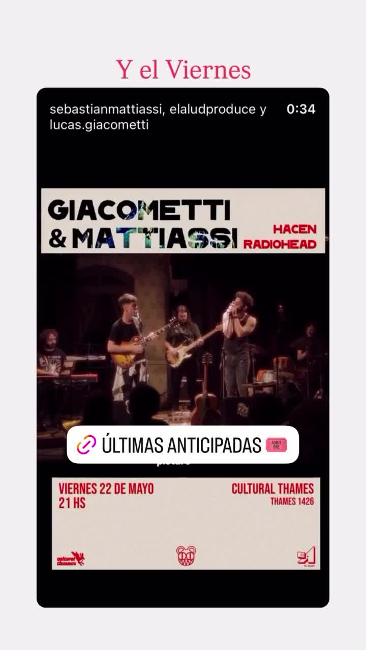 GIACOMETTI & MATTIASSI HACEN RADIOHEAD