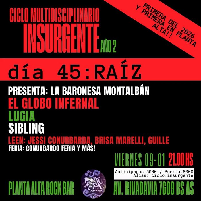 Ciclo Multidisciplinario Insurgente Año 2