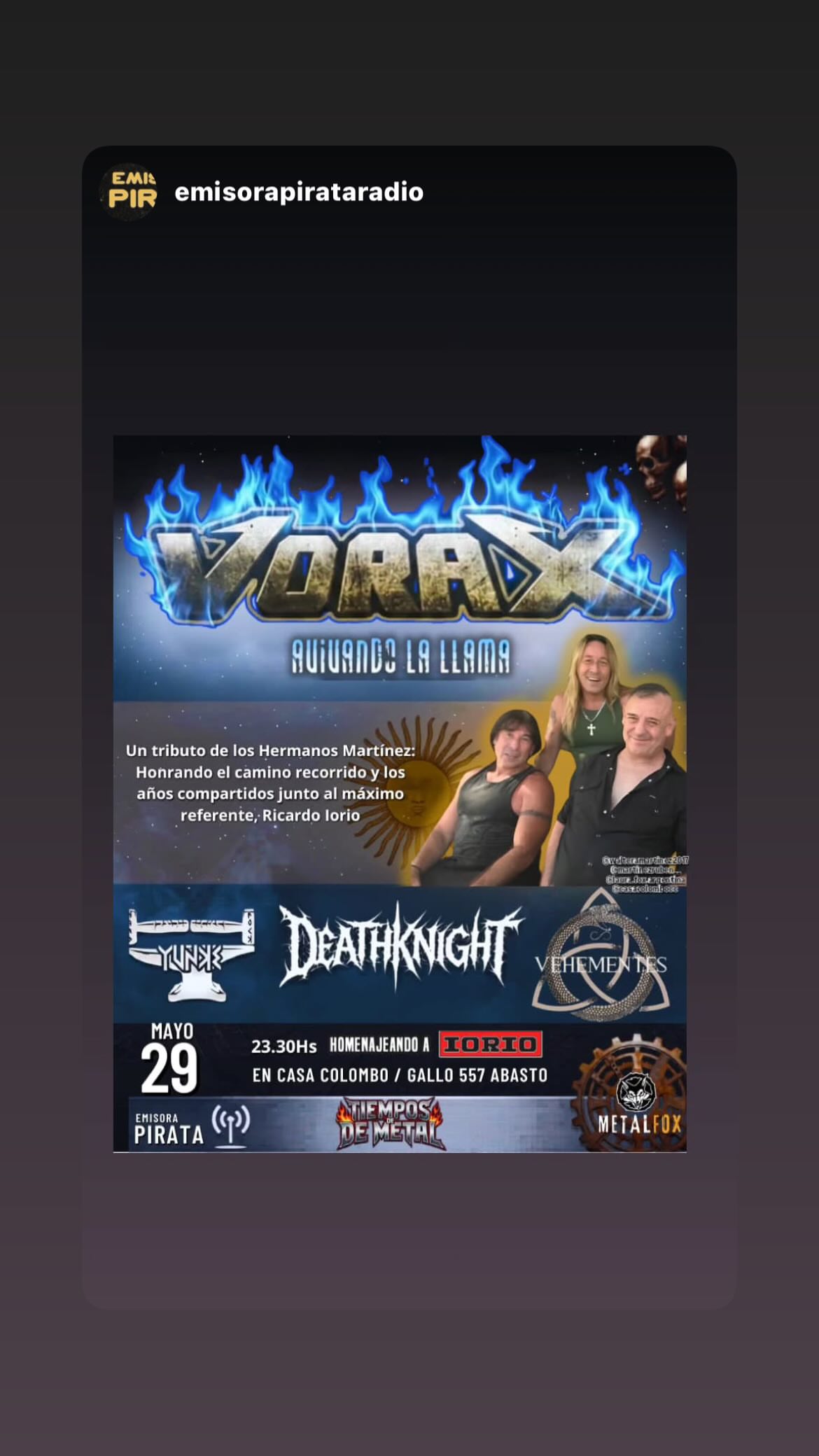 VORAX AVIVANDO LA LLAMA
