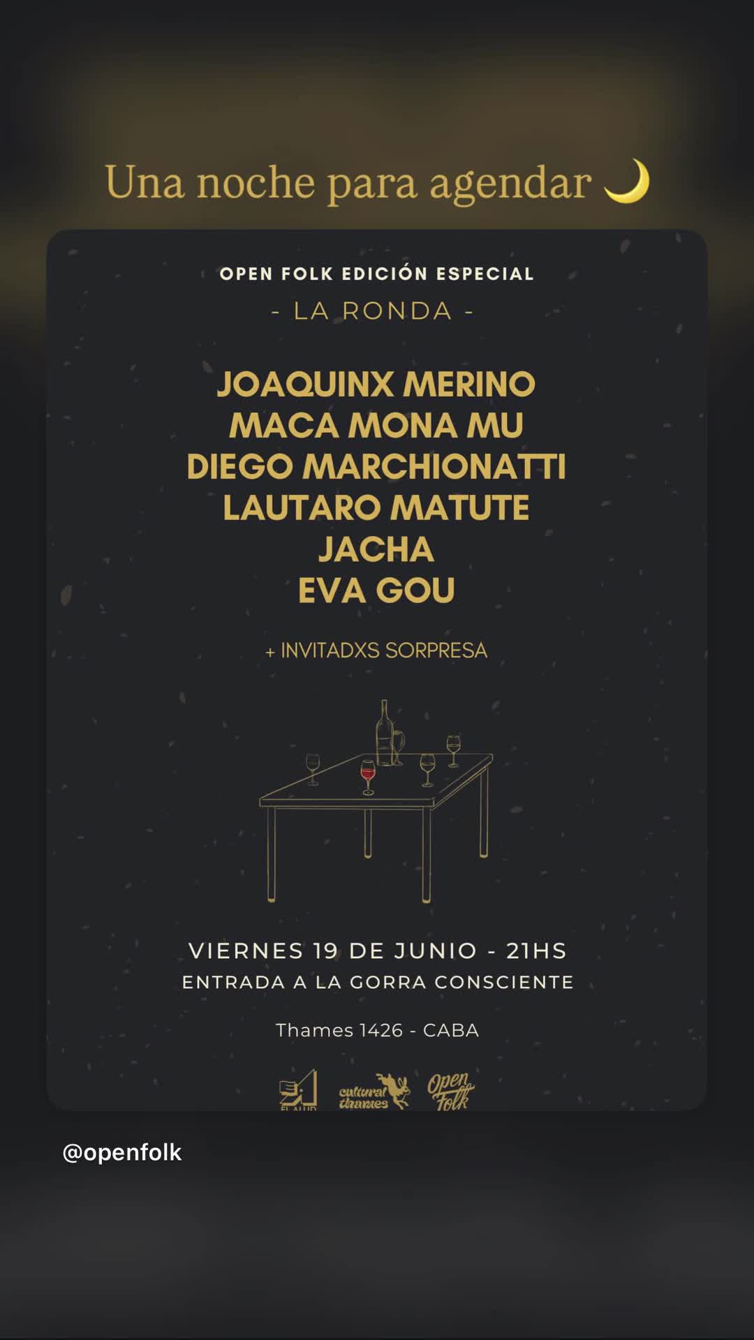 OPEN FOLK EDICIÓN ESPECIAL - LA RONDA