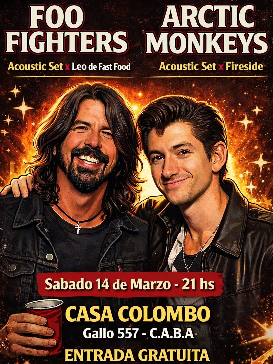 Tributos Acusticos a Foo Fighters y Arctic Monkeys