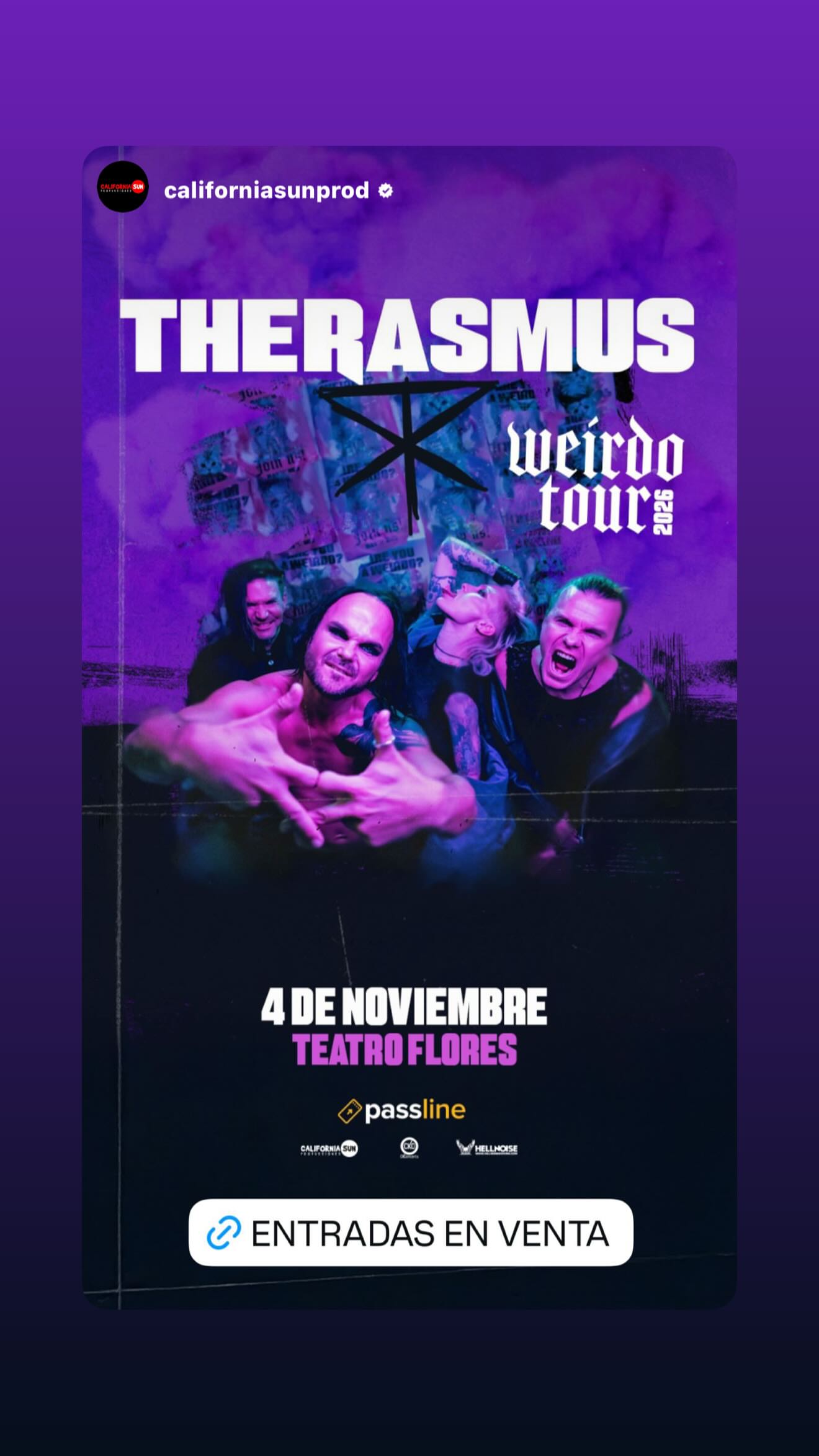 THERASMUS: weirdo tour 2023