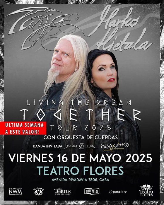 Tarja y Marko con orquesta de cuerdas