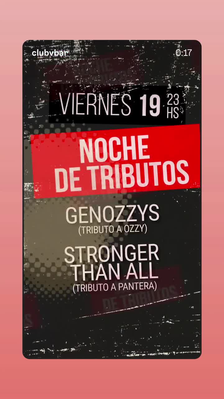 NOCHE DE TRIBUTOS