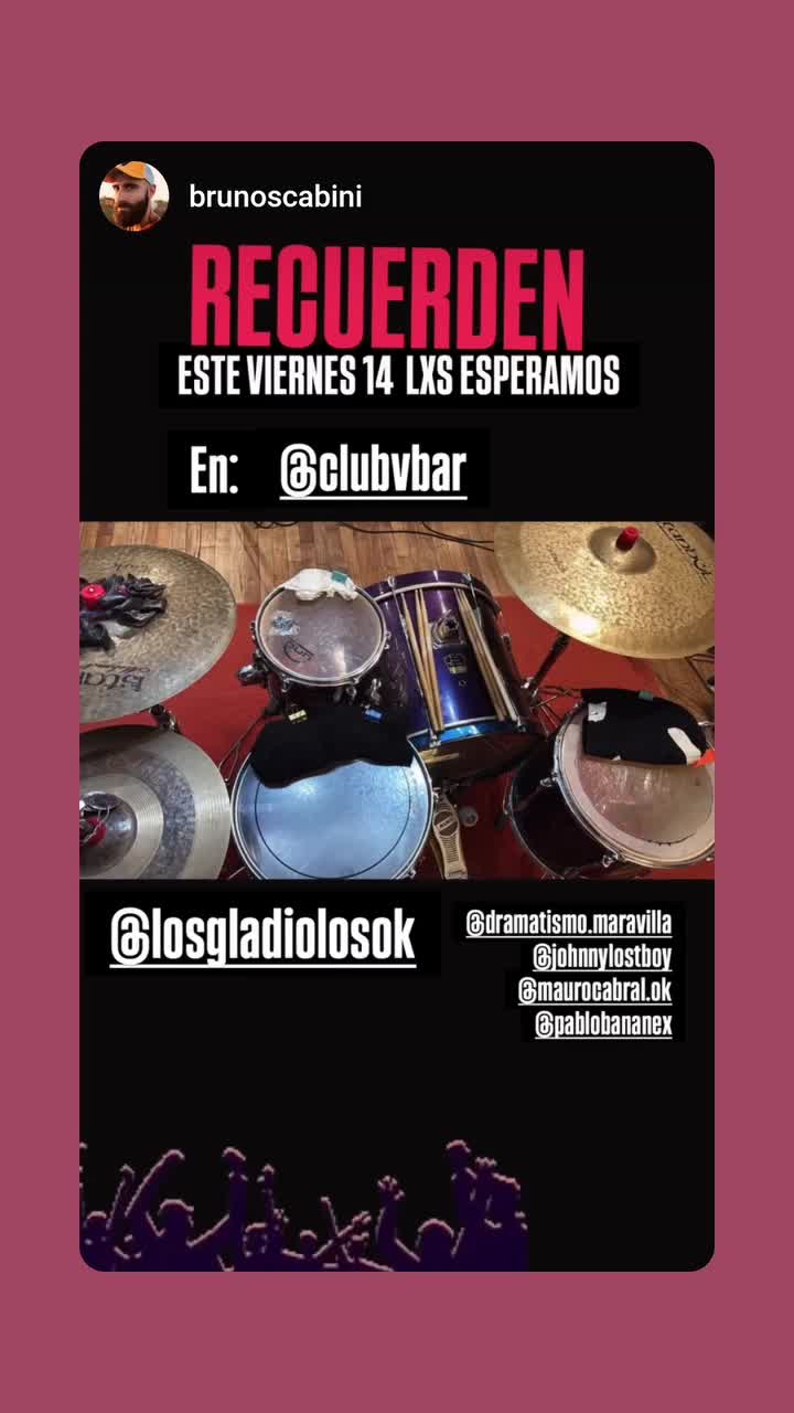 @losgladiolosok + @dramatismo.maravilla + @johnnylostboy + @maurocabral.ok + @pablobananex
