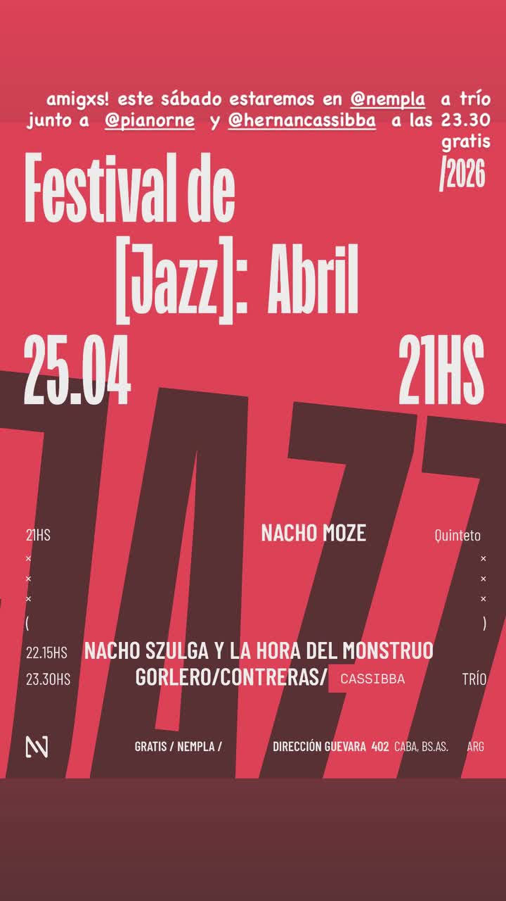 Festival de Jazz: Abril