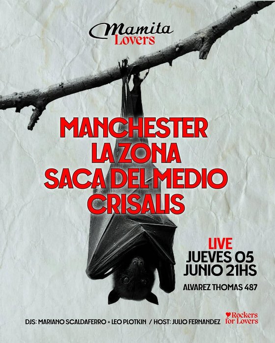 MANCHESTER LA ZONA SACA DEL MEDIO CRISALIS