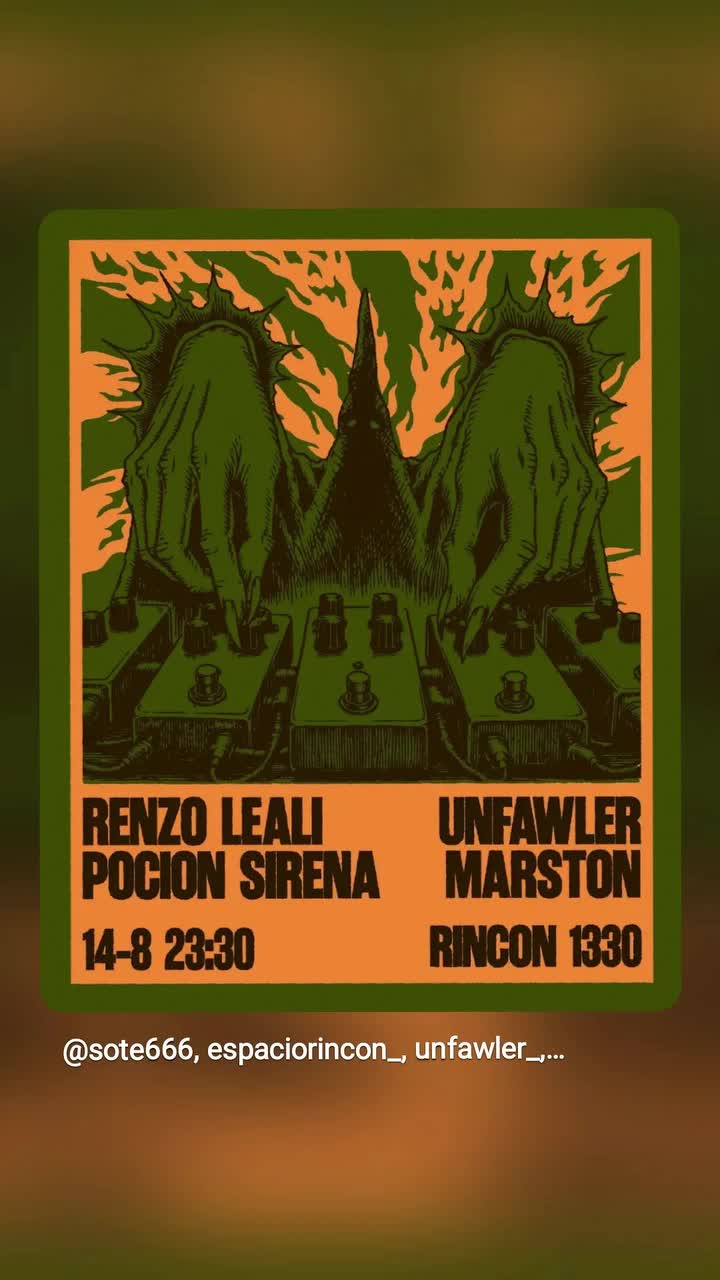 RENZO LEALI + POCION SIRENA + UNFAWLER + MARSTON