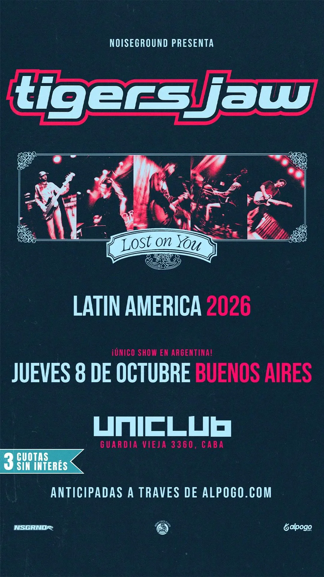 Tigers Jaw Latin America 2026