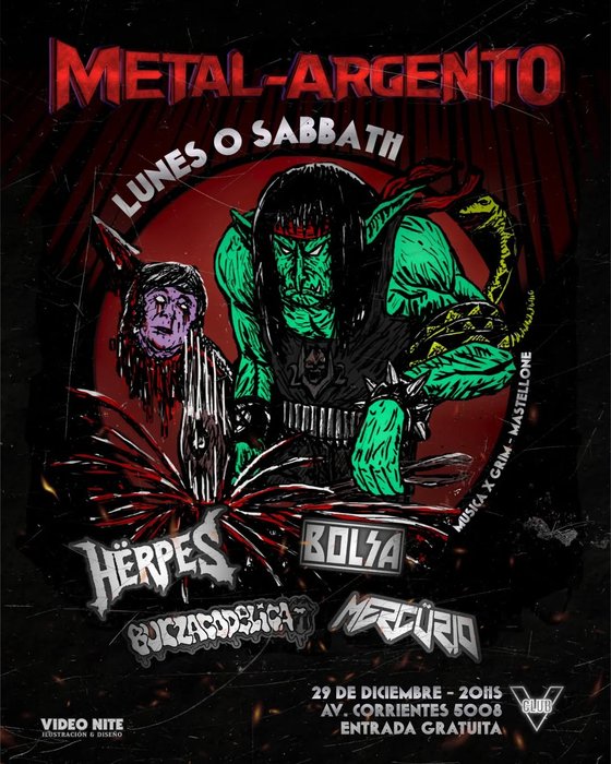 LUNES O SABBATH X METAL-ARGENTO