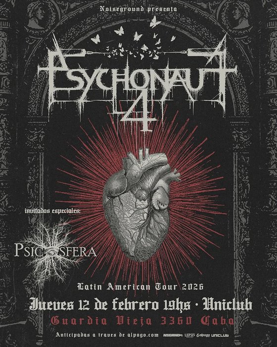 Psychonaut 4 Latin American Tour 2026
