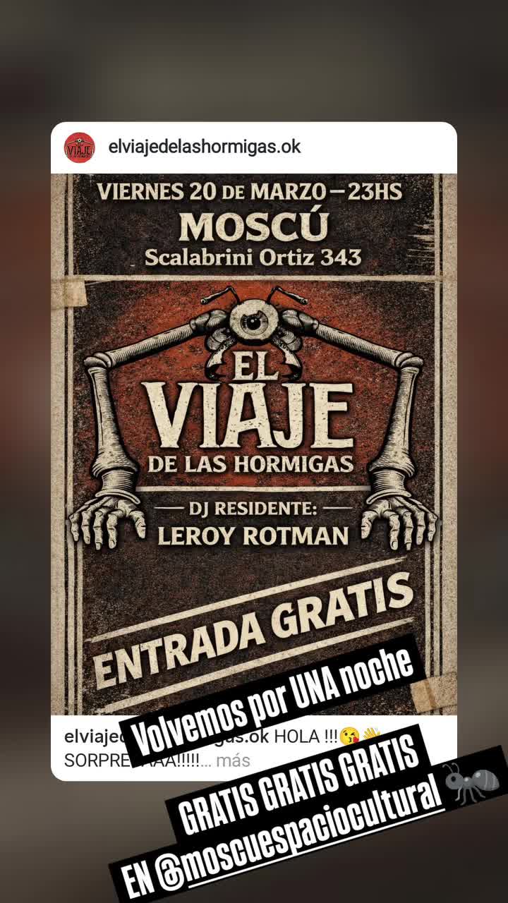 EL VIAJE DE LAS HORMIGAS