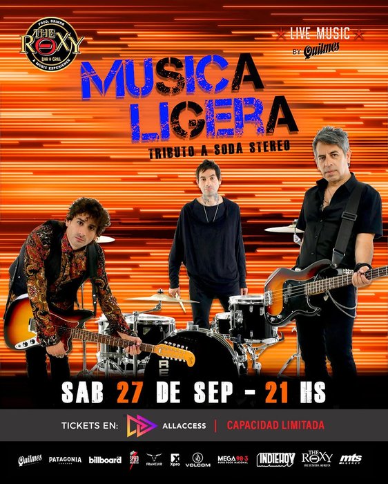 Música Ligera – Tributo a Soda Stereo