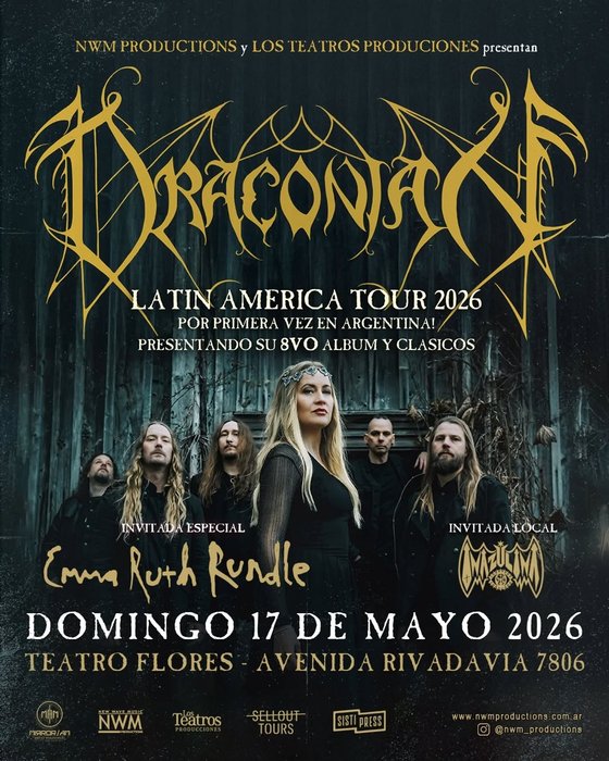 Draconian Latin America Tour 2026