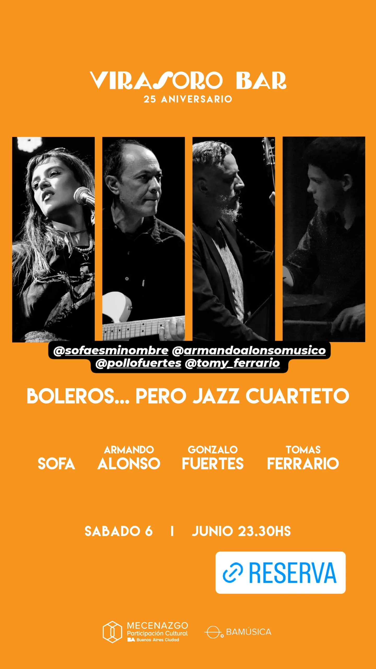 BOLEROS... PERO JAZZ CUARTETO