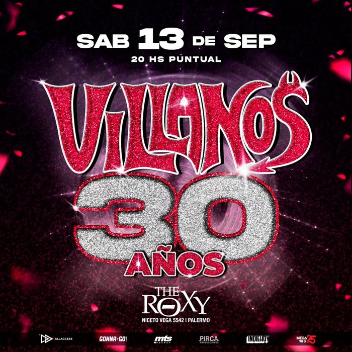 Villanos 30 Años