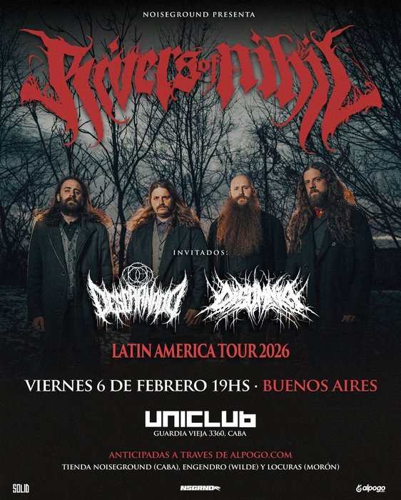Rivers of Nihil Latin America Tour 2026
