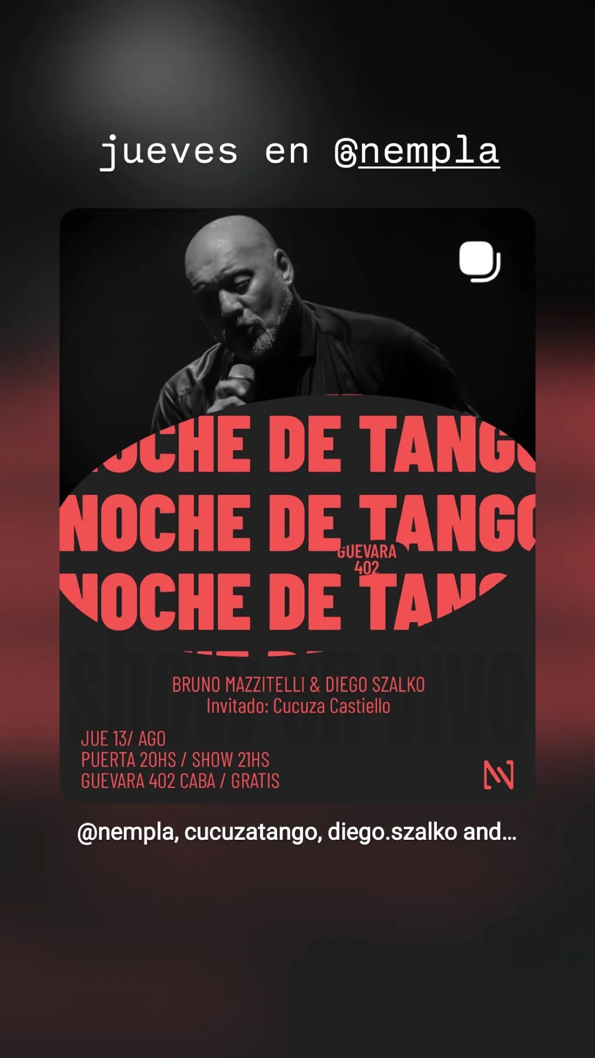 NOCHE DE TANGO