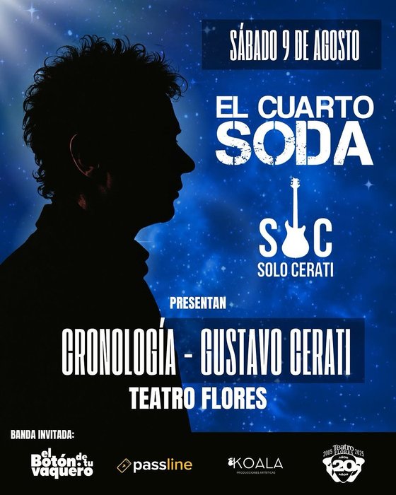 CRONOLOGÍA - GUSTAVO CERATI