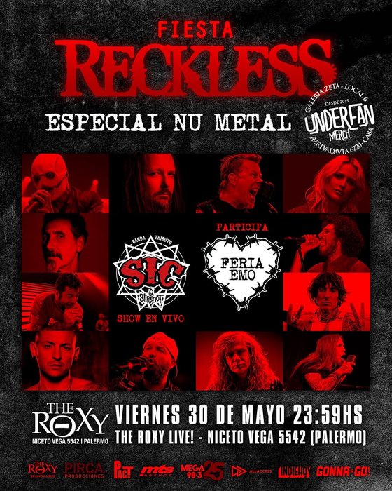 RECKLESS ESPECIAL NU METAL