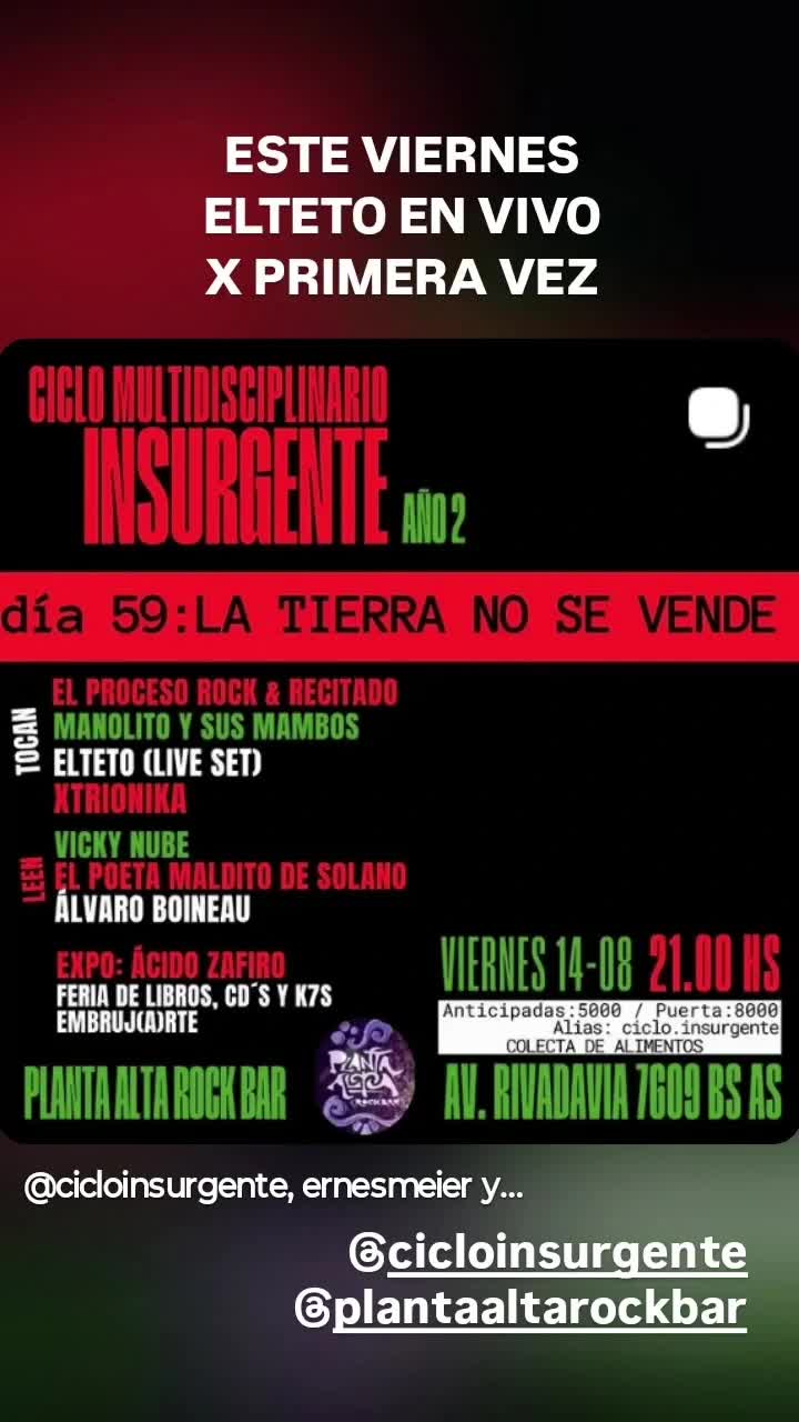Ciclo Multidisciplinario Insurgente Año 2